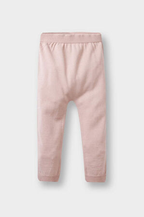 Kız Bebek 2'li Takım Triko Düğmeli Hırka Alt