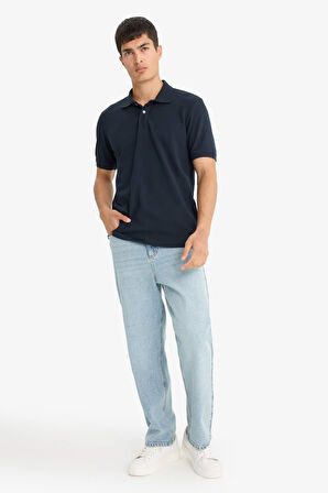 Regular Fit Polo Yaka Pike Kısa Kollu Tişört