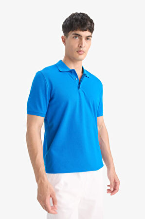 Regular Fit Polo Yaka Pike Kısa Kollu Tişört