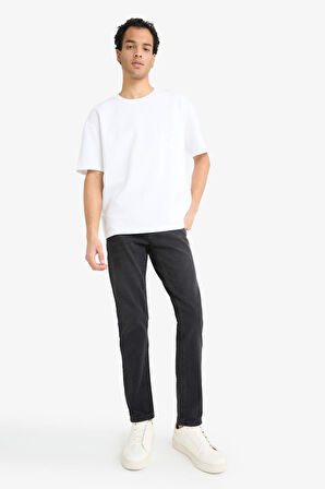 Pedro Slim Fit Dar Kalıp Normal Bel Dar Paça Jean Pantolon