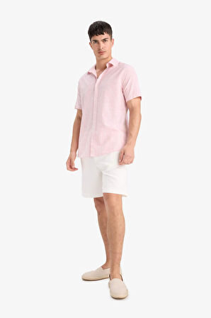 %100 Pamuk Relax Fit Pamuklu Bermuda Şort