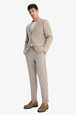 Jogger Fit Kısa Paça Penye Pantolon