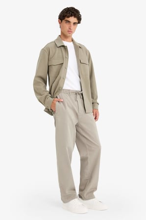 Regular Fit Düğmeli Gömlek Ceket