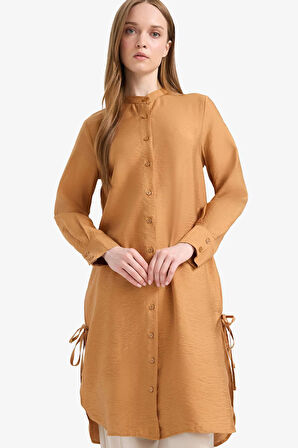 Regular Fit Uzun Kollu Tunik