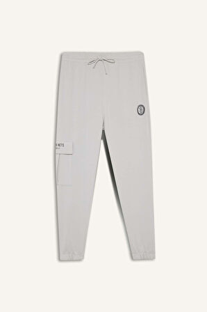 DeFactoFit NBA Brooklyn Nets Standart Fit Skuba Dalgıç Kumaş Jogger