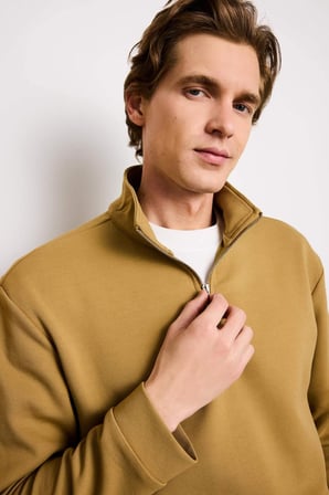 DeFacto Regular Fit Dik Yaka Sweatshirt F9855AX26SPKH502