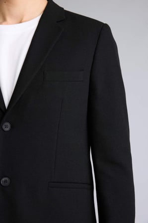 DeFacto Modern Fıt Penye Blazer Ceket F2347AX26SPBK27