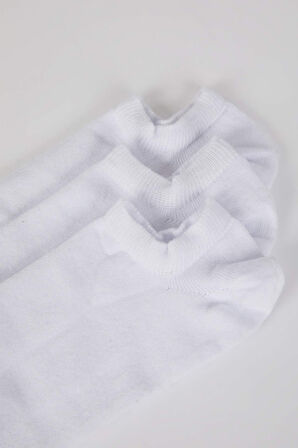 Erkek Pamuklu 3'lü Sneaker Çorabı