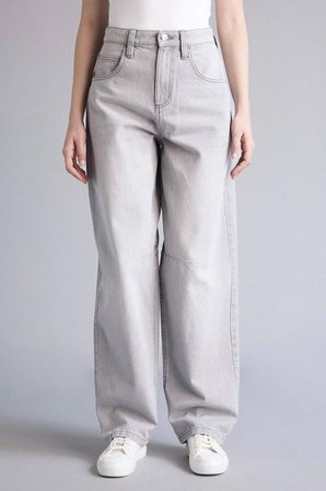 DeFacto Baggy Fıt Yüksek Bel Jean Kar Yıkamalı Pantolon G4932AX26SMNM55