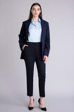 DeFacto Klasik Chino Normal Bel Basıc Cepli Bilek Boy Kumaş Pantolon C1429AX26SPNV106