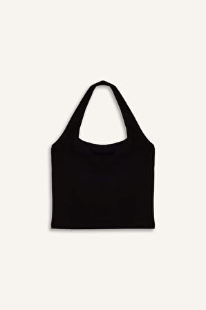 Slim Fit Dar Kesim Halter Yaka Atlet