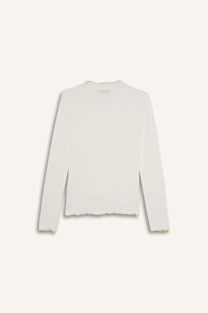 Fitilli Kaşkorse Uzun Kollu Tunik