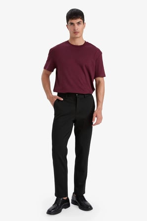Defacto T6317AZBK27 Siyah Tailored Fıt Pantolon