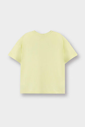 DeFacto Kız Bebek Bisiklet Yaka Baskılı Kısa Kollu Tişört F3494A525AUYL279