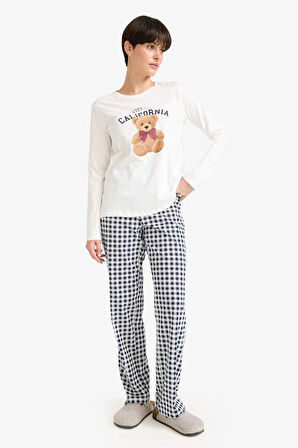 Regular Fit Uzun Kollu 2'li Takım Fall in Love