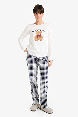 Regular Fit Uzun Kollu 2'li Takım Fall in Love