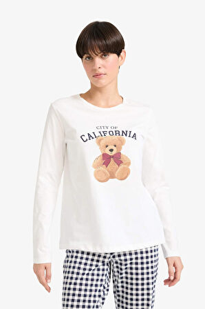 Regular Fit Uzun Kollu 2'li Takım Fall in Love