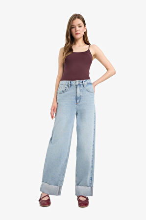 Basic Düz Askılı Çıtçıtlı Body