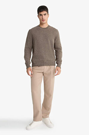 Standart Fit Bisiklet Yaka Triko Kazak