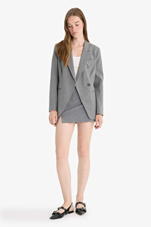 Yüksek Bel Mini Etek