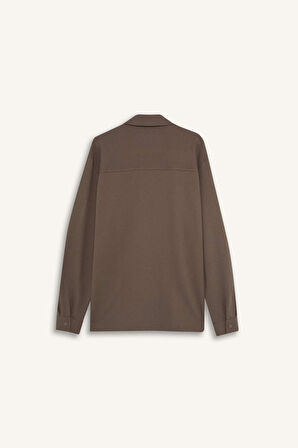 Regular Fit Twill Uzun Kollu Gömlek