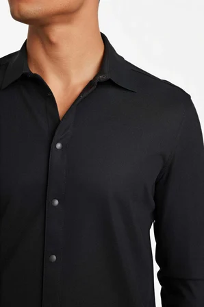 DeFacto SLIM FIT Uzun Kollu Gömlek F8642AX25AUBK81