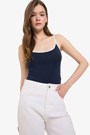 Coool Fitted Yuvarlak Yaka Askılı Atlet