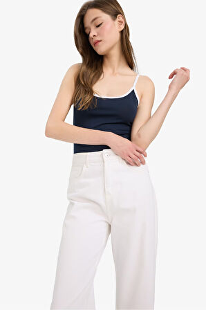 Coool Fitted Yuvarlak Yaka Askılı Atlet