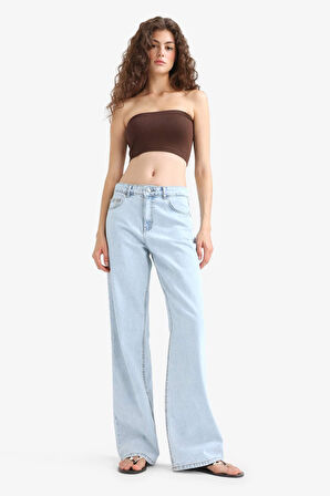 Fitted Seamless Straplez Bluz