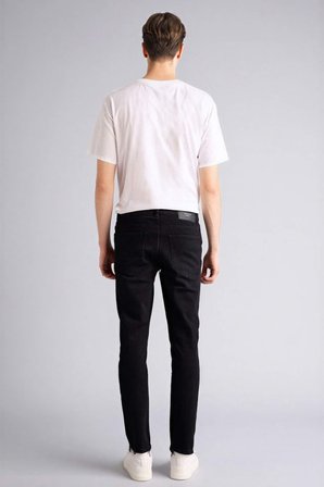 DeFacto Pedro Slim Fit Dar Kalıp Normal Bel Dar Paça Siyah Jean Pantolon R8788AZ26SPNM40