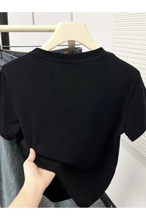 Unisex Cute Flowers Baskılı Tasarım Tshirt
