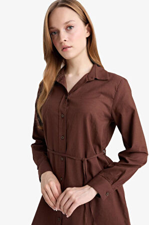 Regular Fit Poplin Uzun Kollu Tunik