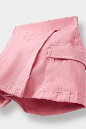 Kız Bebek Paraşüt Şort Etek