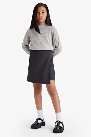 Kız Çocuk Okula Dönüş Gabardin Etek