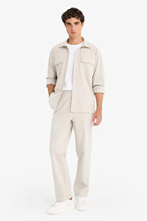 Wide Leg Geniş Paça Fitilli Kadife Pantolon