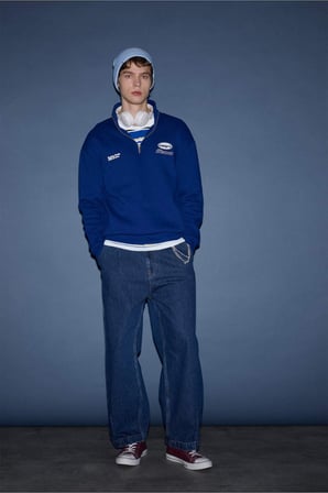 DeFacto Pamuklu Boxy Fıt Sweatshirt F9709AX26SPBE753