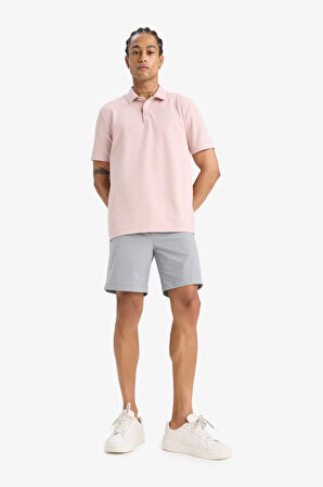 DeFactoFit Standart Fit Polo Yaka Sporcu Kısa Kollu Tişört