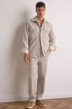 Wide Leg Geniş Paça Fitilli Kadife Pantolon