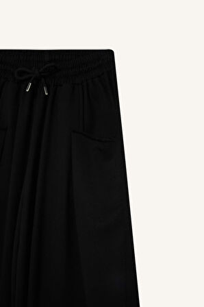 Coool Barrel Fit Beli Bağcıklı Geniş Paça Eşofman Altı