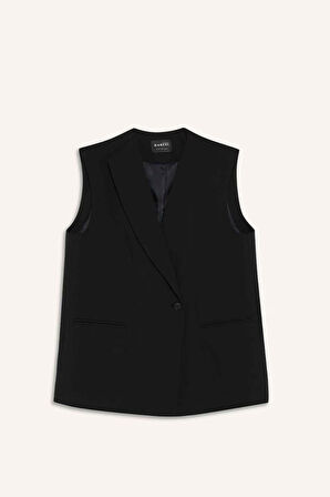 Regular Fit Ceket Yaka Yelek