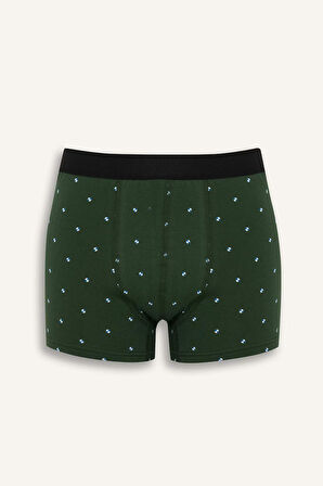 Regular Fit Puantiye 3'lü Boxer