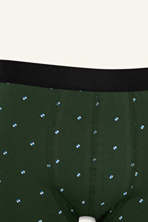 Regular Fit Puantiye 3'lü Boxer