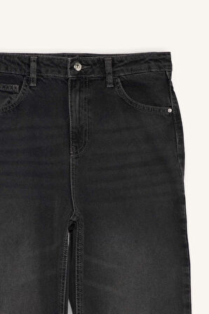 90's Wide Leg Yüksek Bel Uzun Jean Pantolon