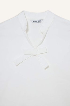 DeFacto %100 Pamuk Poplin Bluz Kız Çocuk G7550A826SPWT34