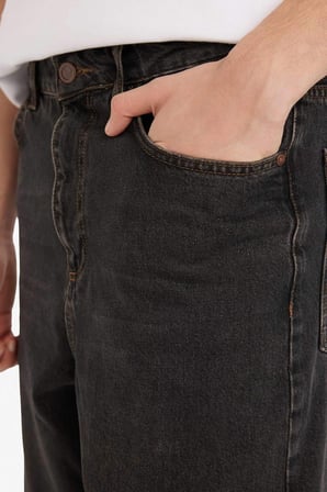 Baggy Fıt Koyu Kahverengi Pantolon