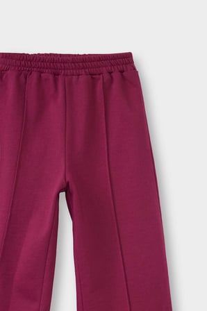 Beli Lastikli Wide Leg Geniş Bol Paça Eşofman Altı Kız Bebek G1634A525WNBR490