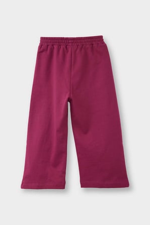 Beli Lastikli Wide Leg Geniş Bol Paça Eşofman Altı Kız Bebek G1634A525WNBR490
