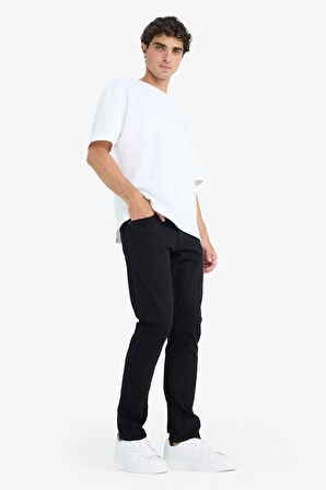 Pedro Slim Fit Dar Kalıp Normal Bel Dar Paça Jean Pantolon
