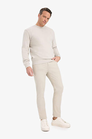 Regular Fit Bisiklet Yaka Sweatshirt