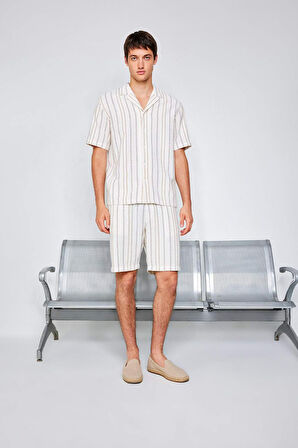 Regular Fit Polo Yaka Kısa Kollu Gömlek